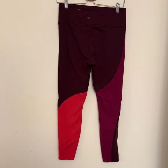Athleta Powervita Colorblock Leggings - Medium - Hyper Focused 7/8 Tight. - Picture 3 of 4